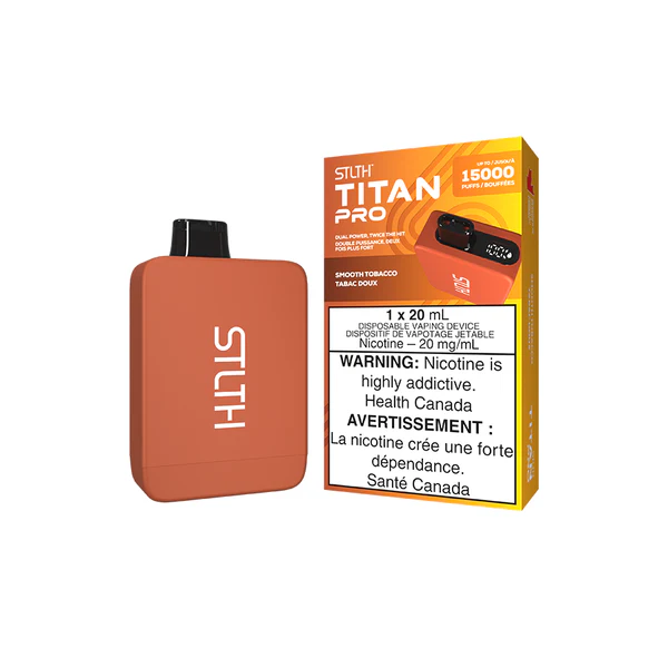 STLTH TITAN PRO 15k - Smooth Tobacco