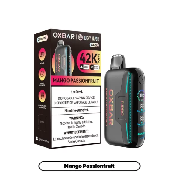 OXBAR x Rocky Vapor G42K - Mango Passionfruit