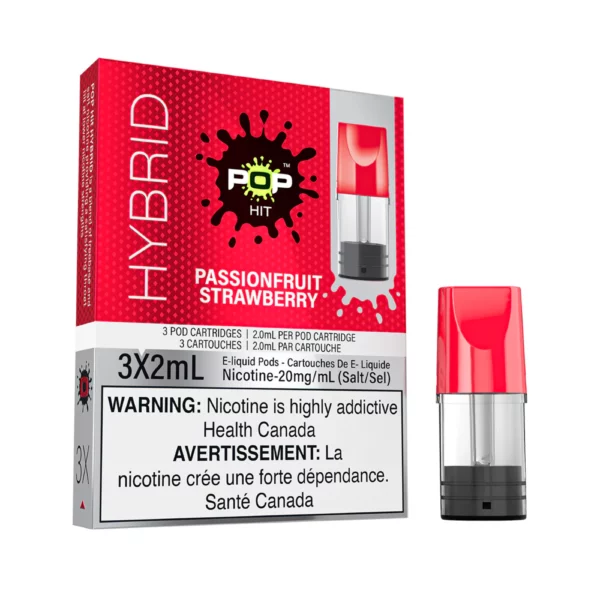 POP Pods - Passionfruit Strawberry (3 Pack)