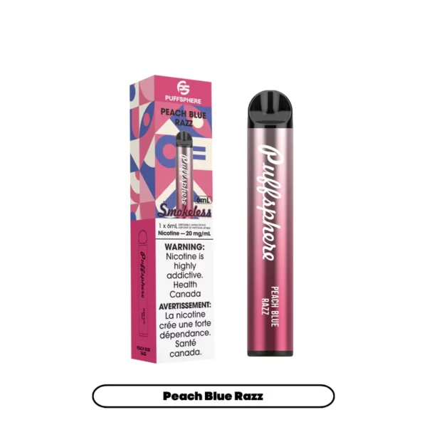 Puffsphere Smokeless - Peach Blue Razz