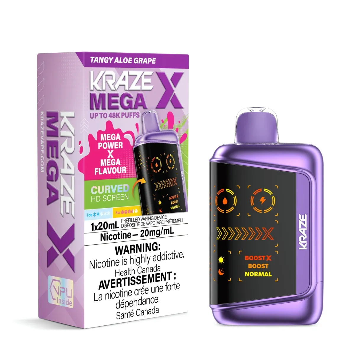 KRAZE Mega X - Tangy Aloe Grape