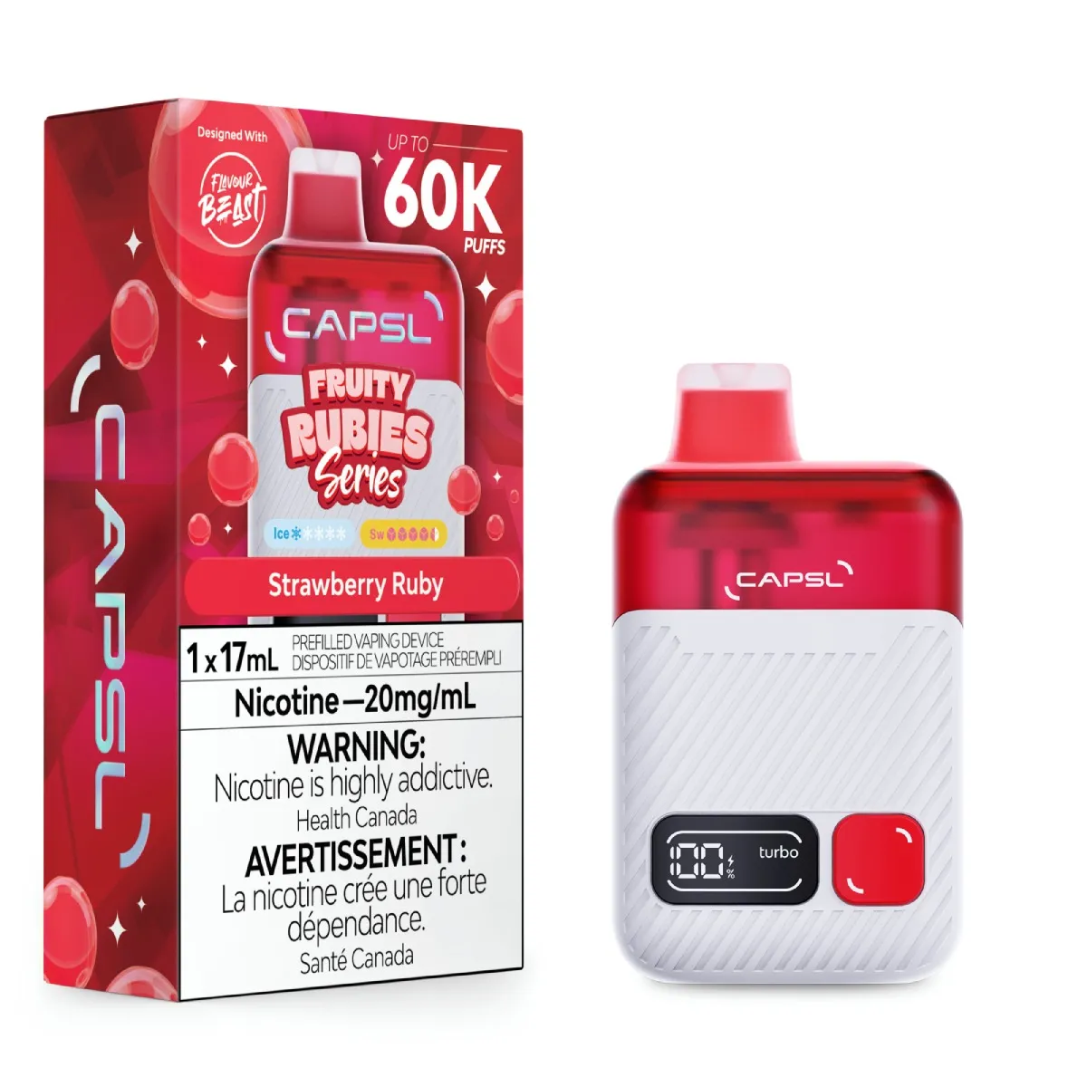 CAPSL AFX17 - Fruity Rubies Strawberry Ruby