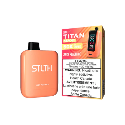 STLTH TITAN MAX 50k - Juicy Peach Ice