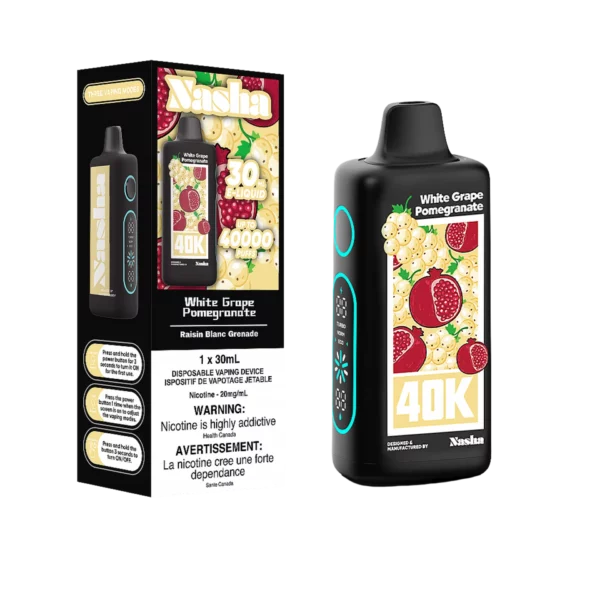 Nasha 40k - White Grape Pomegranate
