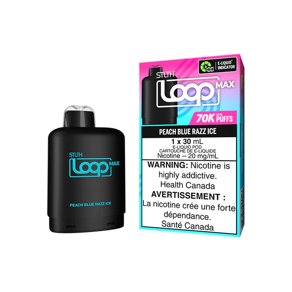 STLTH Loop Max 70k Pod - Peach Blue Razz Ice