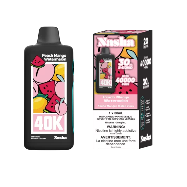 Nasha 40K - Peach Mango Watermelon